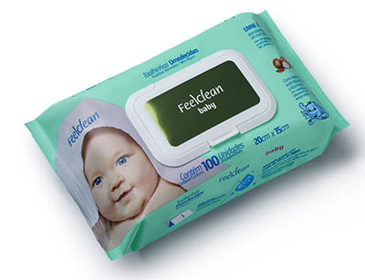 Lenço Umedecidos Feelclean Baby 100 Unidades em Promoção na Americanas